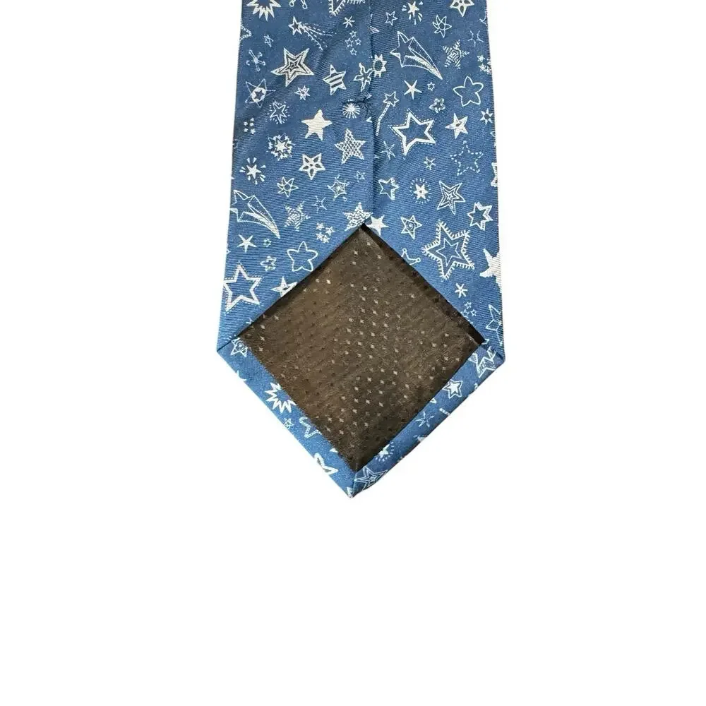 Make A Wish Shooting Stars 100% Silk Novelty Necktie